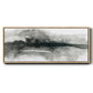 Dramatic Setting - Floater Framed Canvas Print