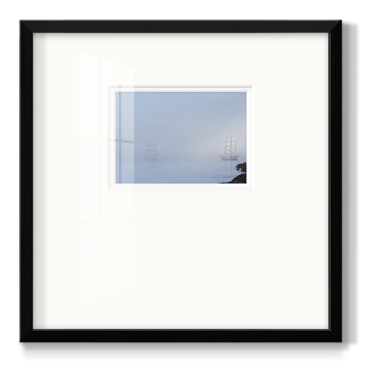 In the Mist- Premium Framed Print Double Matboard