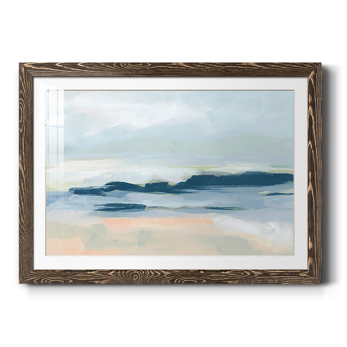Matala Coast I - Barnwood Framed Art Print