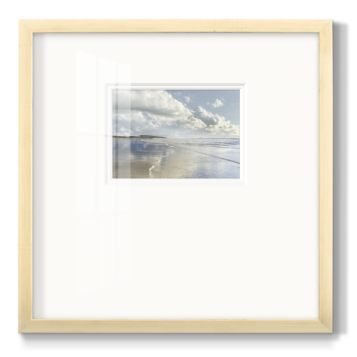 Infinity Beach - Double Matboard Framed Print