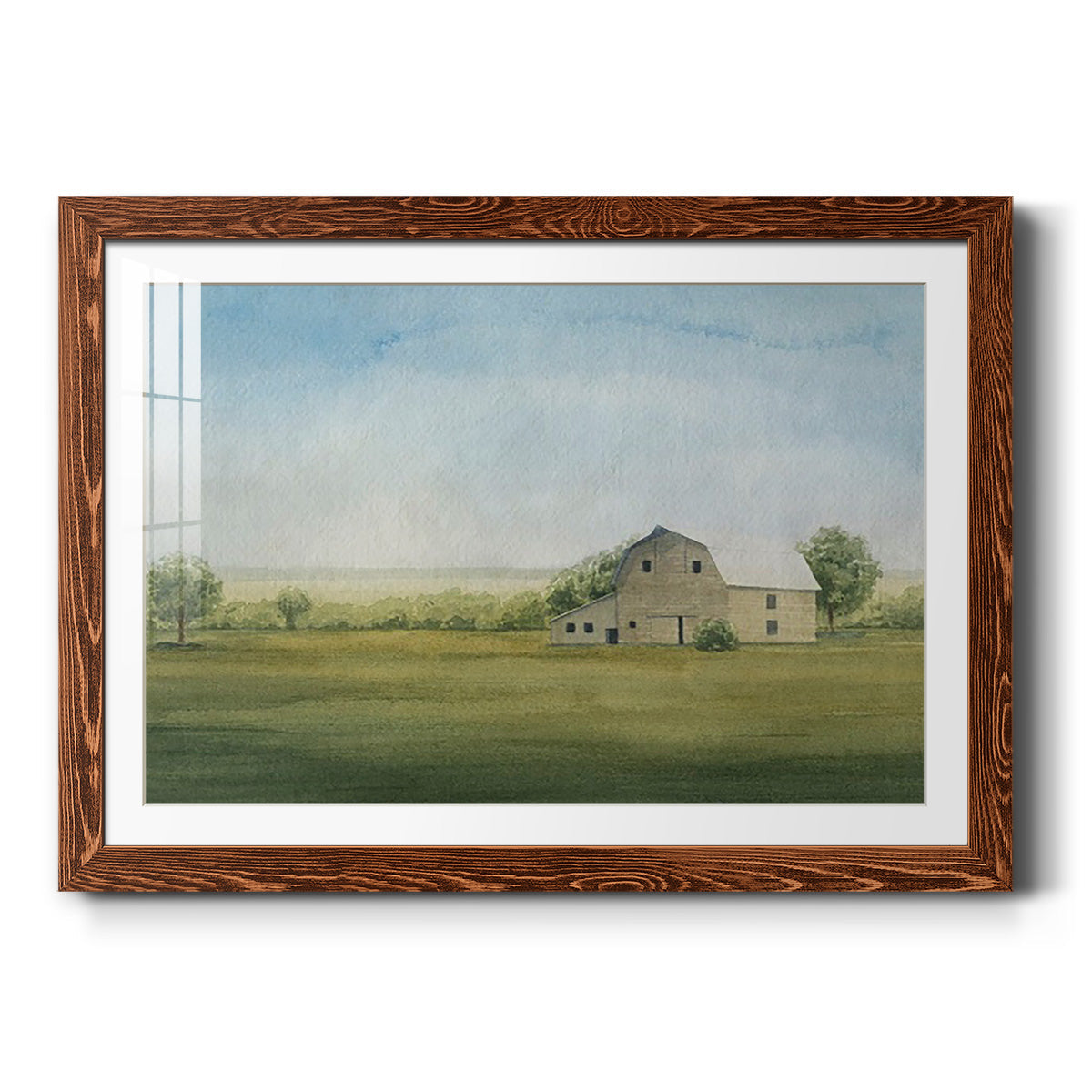 Grove Farm I - Barnwood Framed Art Print