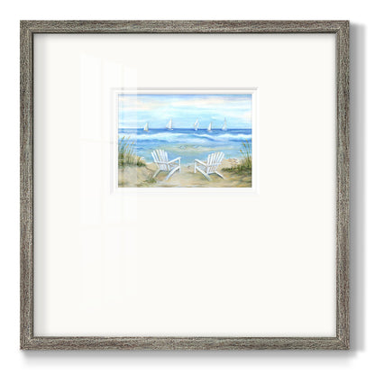 Seaside Escape Premium Framed Print Double Matboard