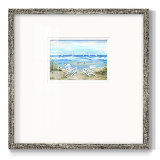 Seaside Escape Premium Framed Print Double Matboard