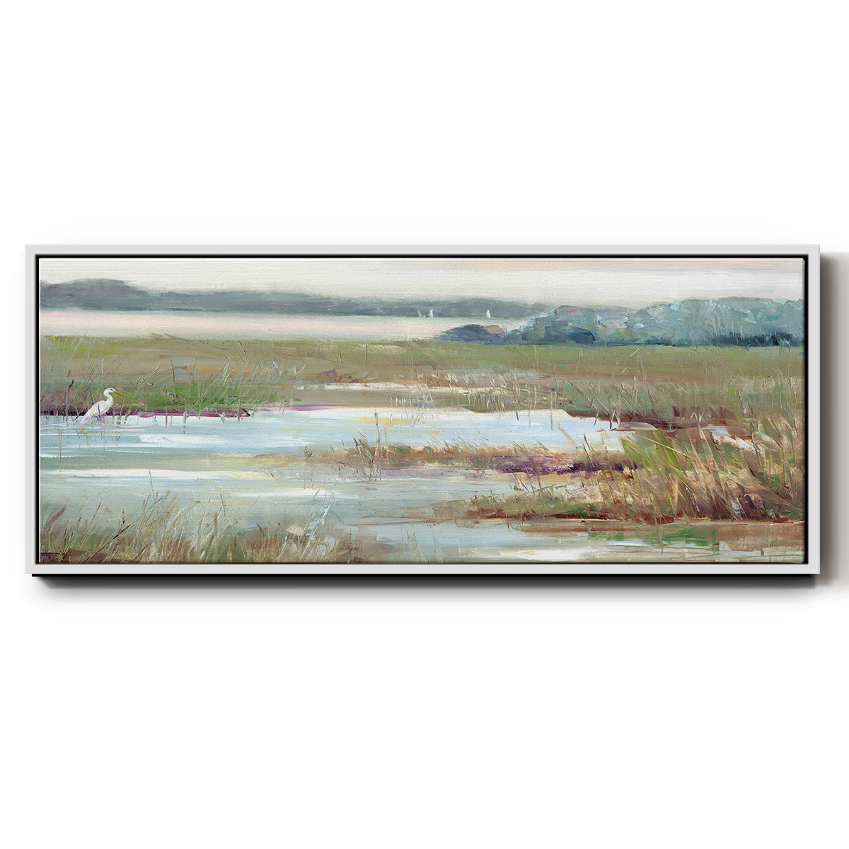 Early Morning Magic - Floater Framed Canvas Print