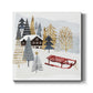 Christmas Chalet II-Premium Gallery Wrapped Canvas - Ready to Hang