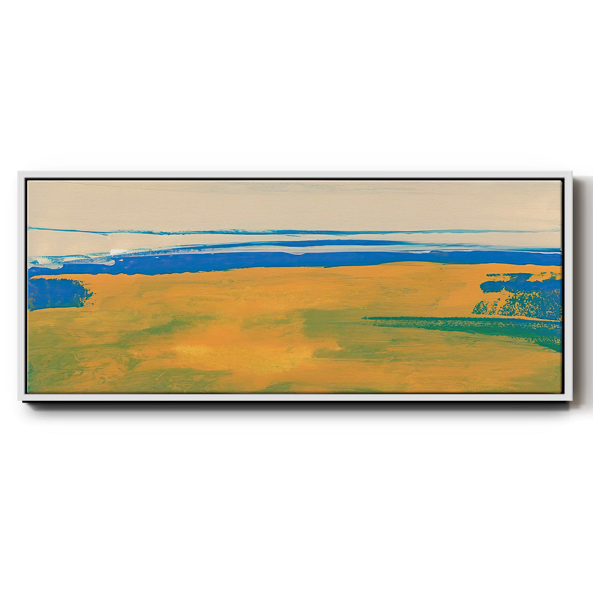 North Fork II - Floater Framed Canvas Print