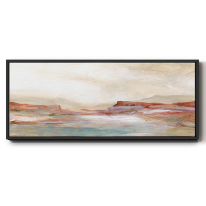 Twilight Desert Mirage - Floater Framed Canvas Print