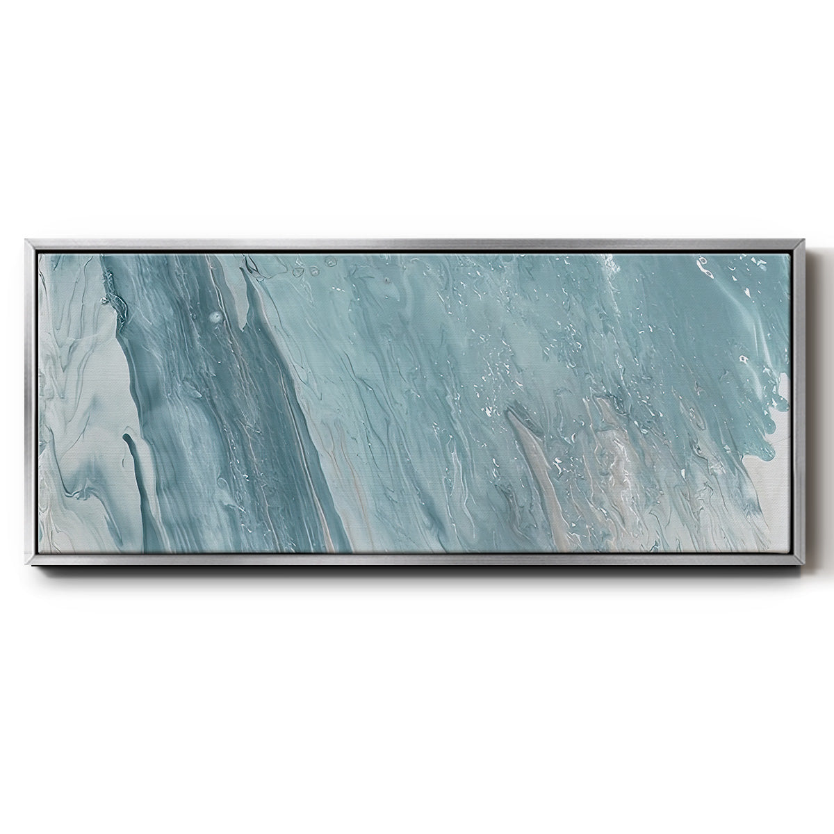 Cirrus I - Floater Framed Canvas Print