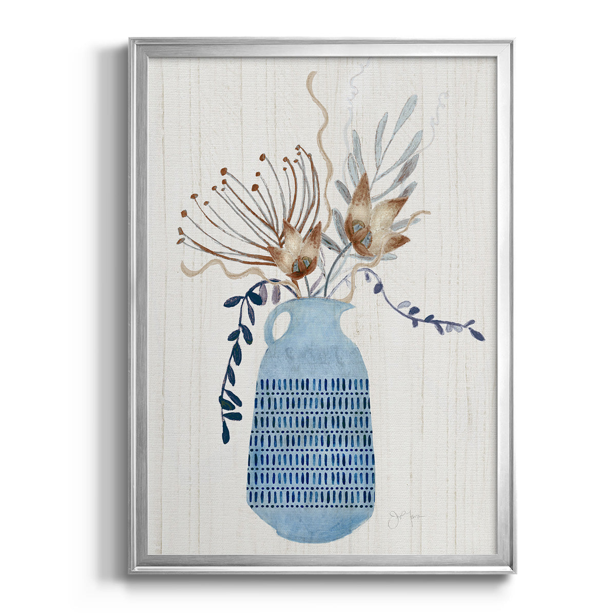 Boho Arrangement I - Modern Framed Canvas Print
