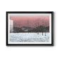 Sunset Snowfall II Premium Framed Print - Ready to Hang