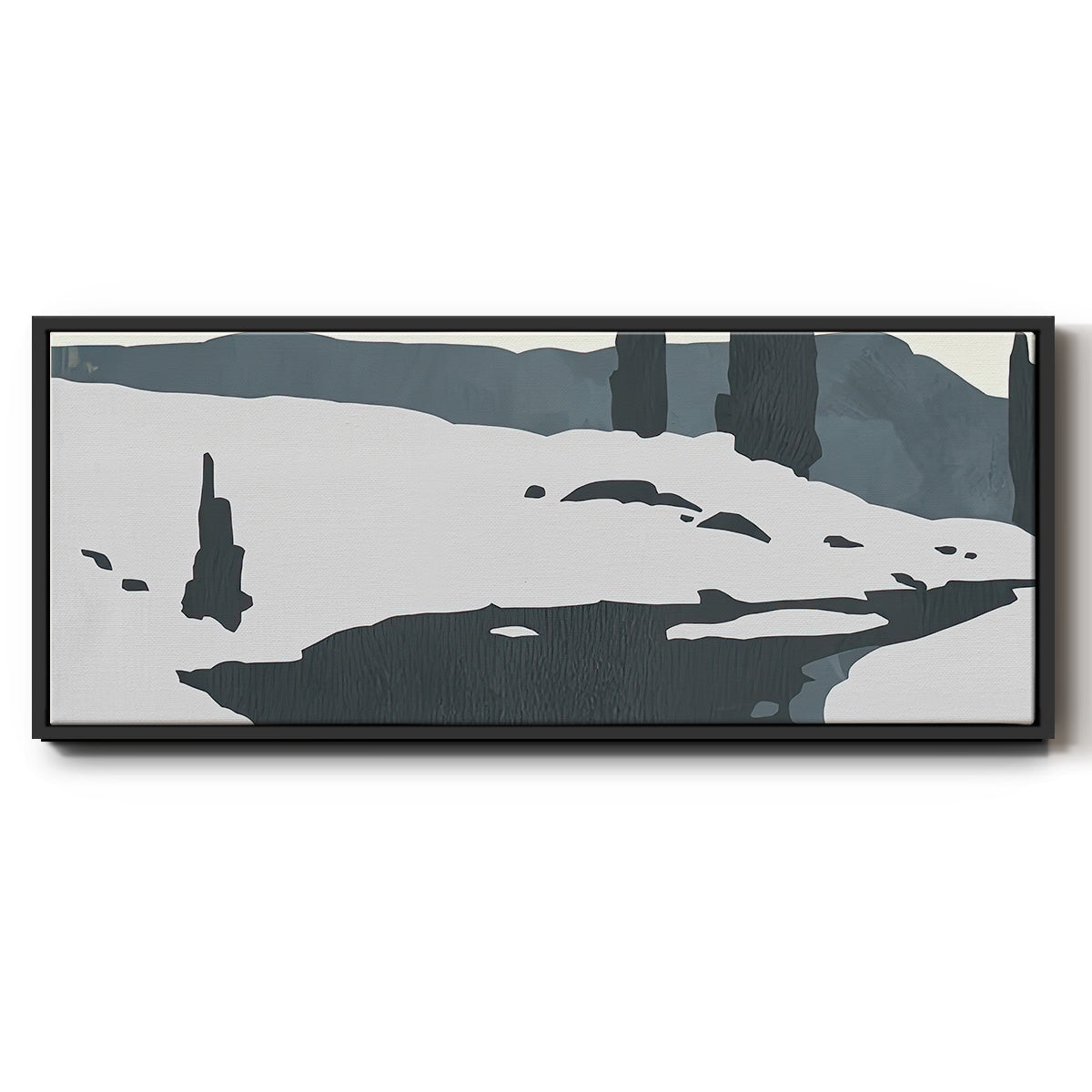 Cutter Island II - Floater Framed Canvas Print