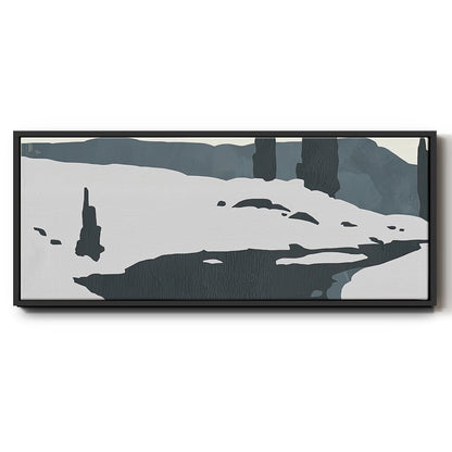 Cutter Island II - Floater Framed Canvas Print