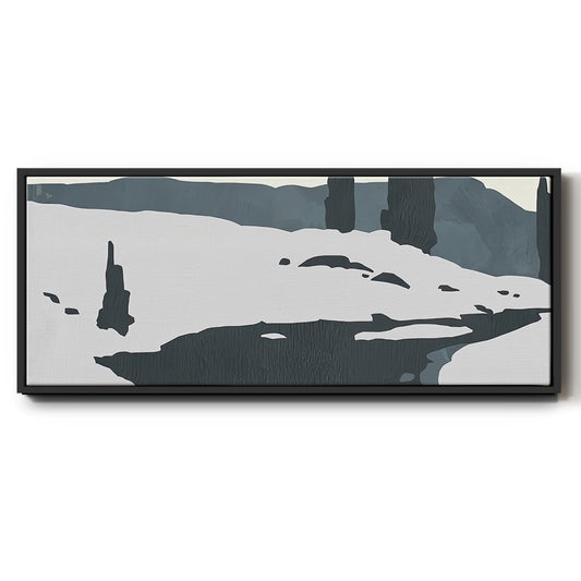 Cutter Island II - Floater Framed Canvas Print