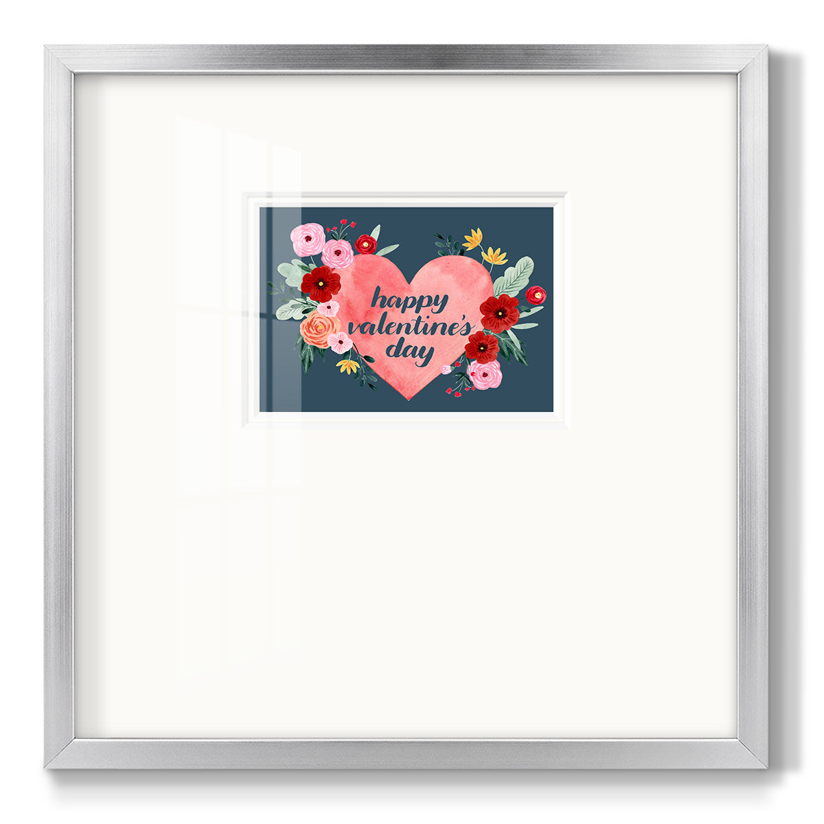 Sweet Hearts Collection A - Double Matboard Framed Print