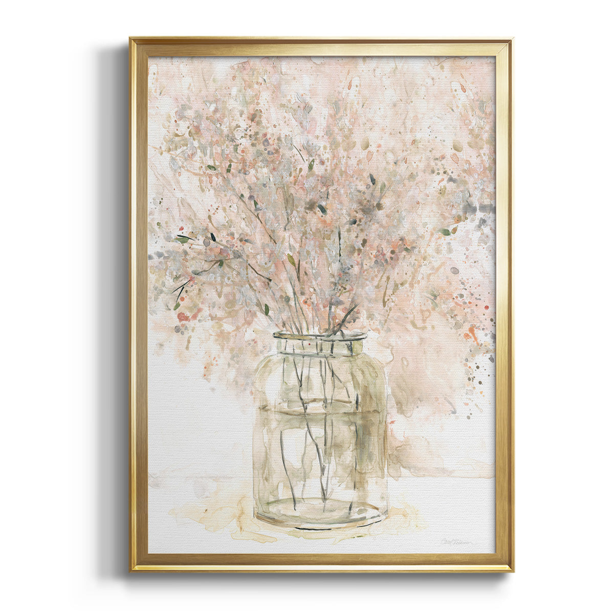Delicate Arrangement II - Modern Framed Canvas Print