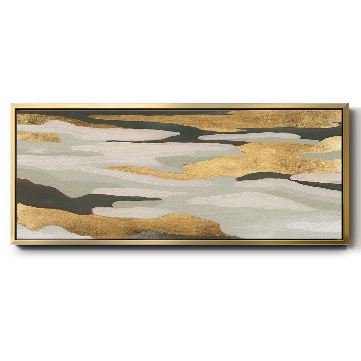 Golden Valley Sands I - Floater Framed Canvas Print