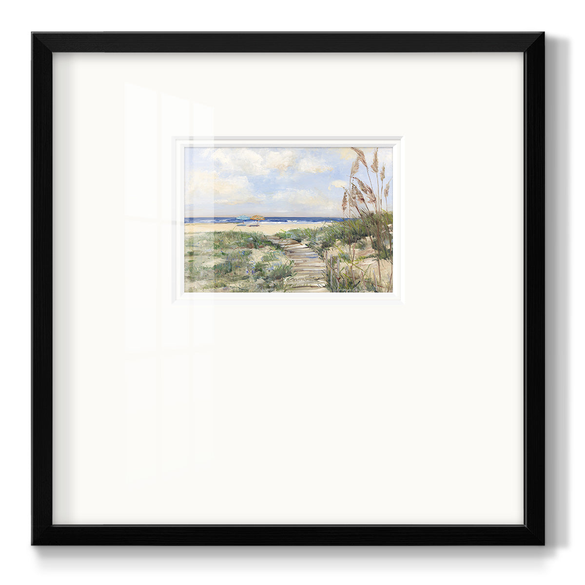 Summer Seas Premium Framed Print Double Matboard