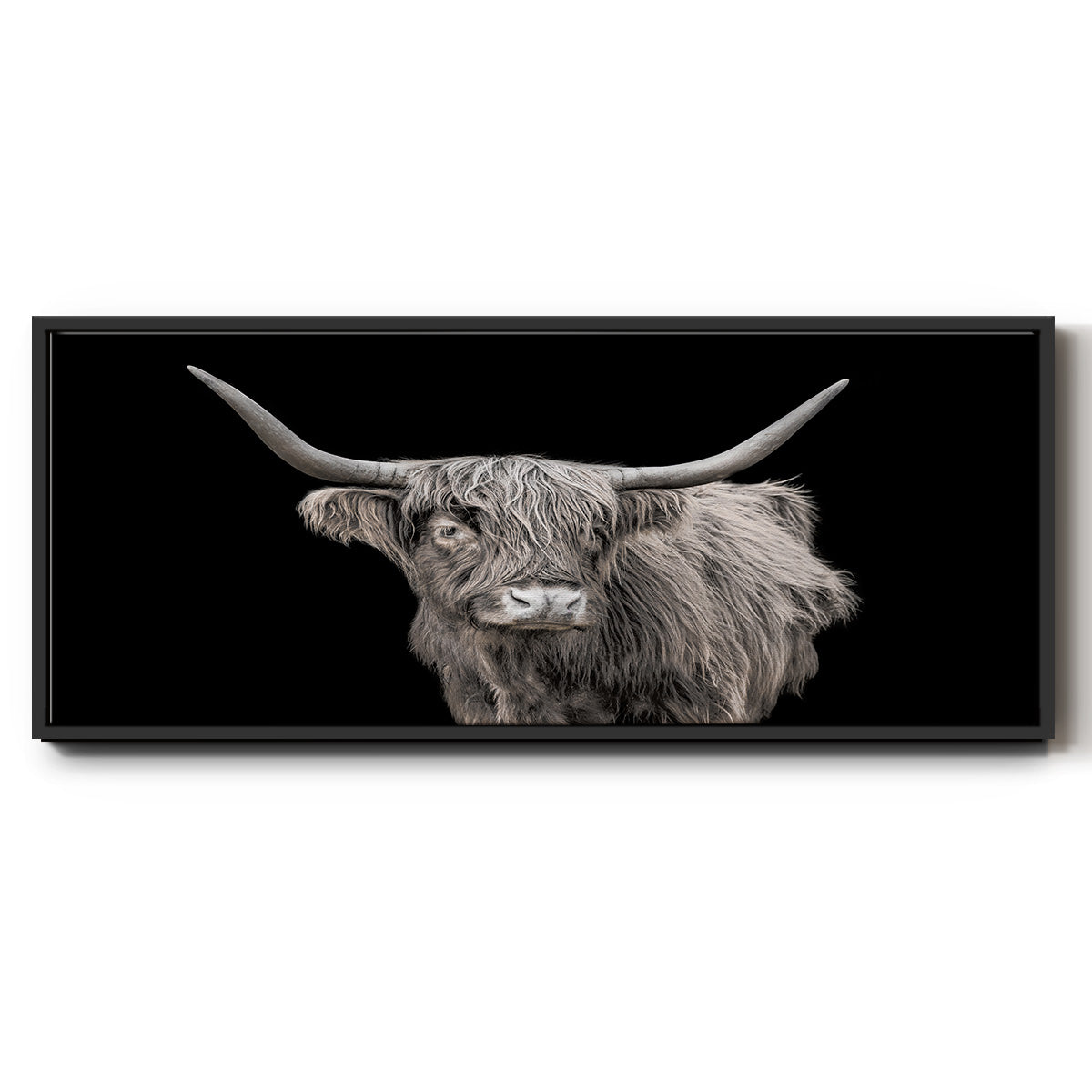 It's a Mooood I - Floater Framed Canvas Print