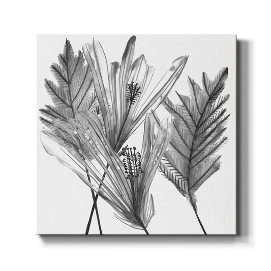 Floral Silhouette I - Canvas Art Print