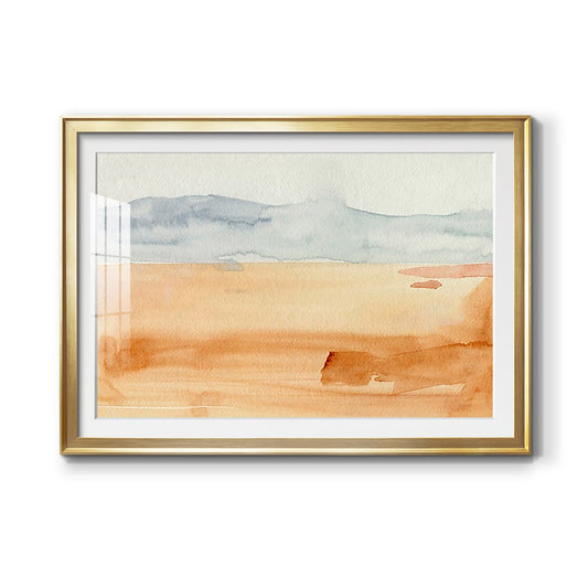 Ash Blue Horizon II Premium Framed Print - Ready to Hang