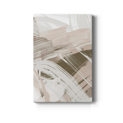 Earthtone Swipe I - Canvas Art Print