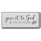 Give It To God - Floater Framed Canvas Print