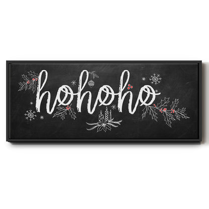 Ho Ho Ho - Floater Framed Canvas Print