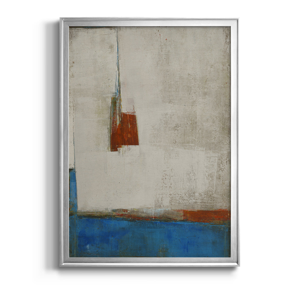 Take that Road - Modern Framed Canvas Print