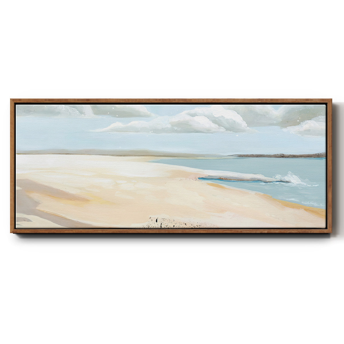 Sandy Getaway II - Floater Framed Canvas Print