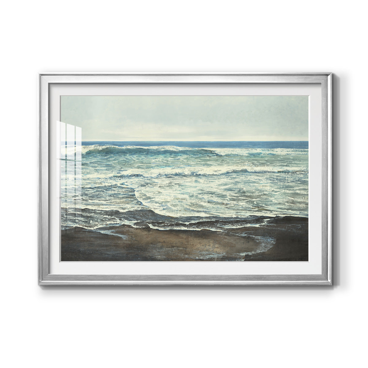 Coastal Reflection Premium Framed Print - Ready to Hang