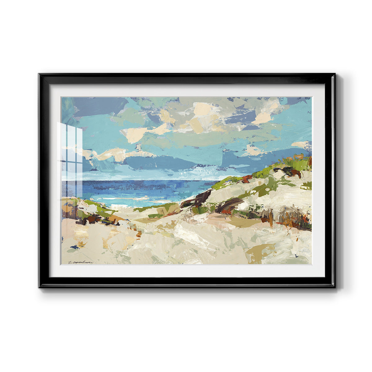 Dunes I Premium Framed Print - Ready to Hang