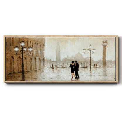 Night Out - Floater Framed Canvas Print