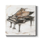 Grand Piano Study - Canvas Art Print