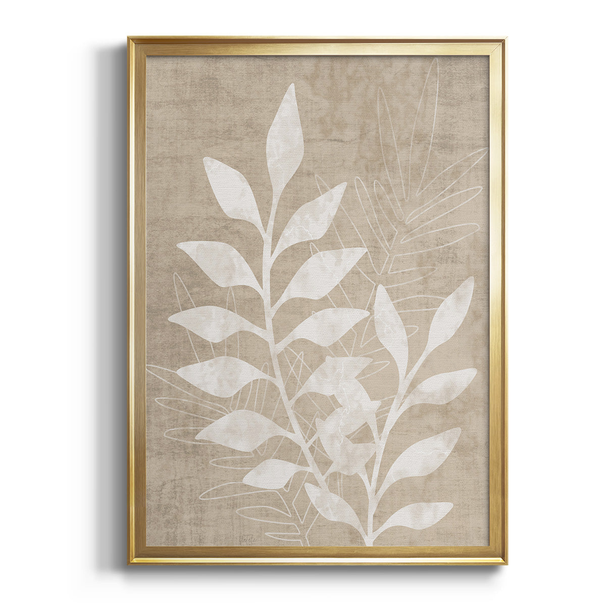 Foliage Retreat I - Modern Framed Canvas Print