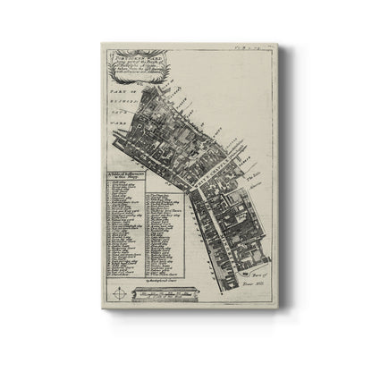 Quays of London III - Canvas Art Print