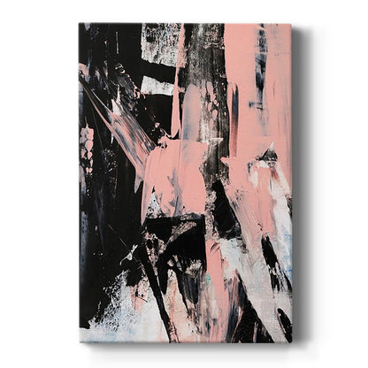 Black & Blush II - Canvas Art Print