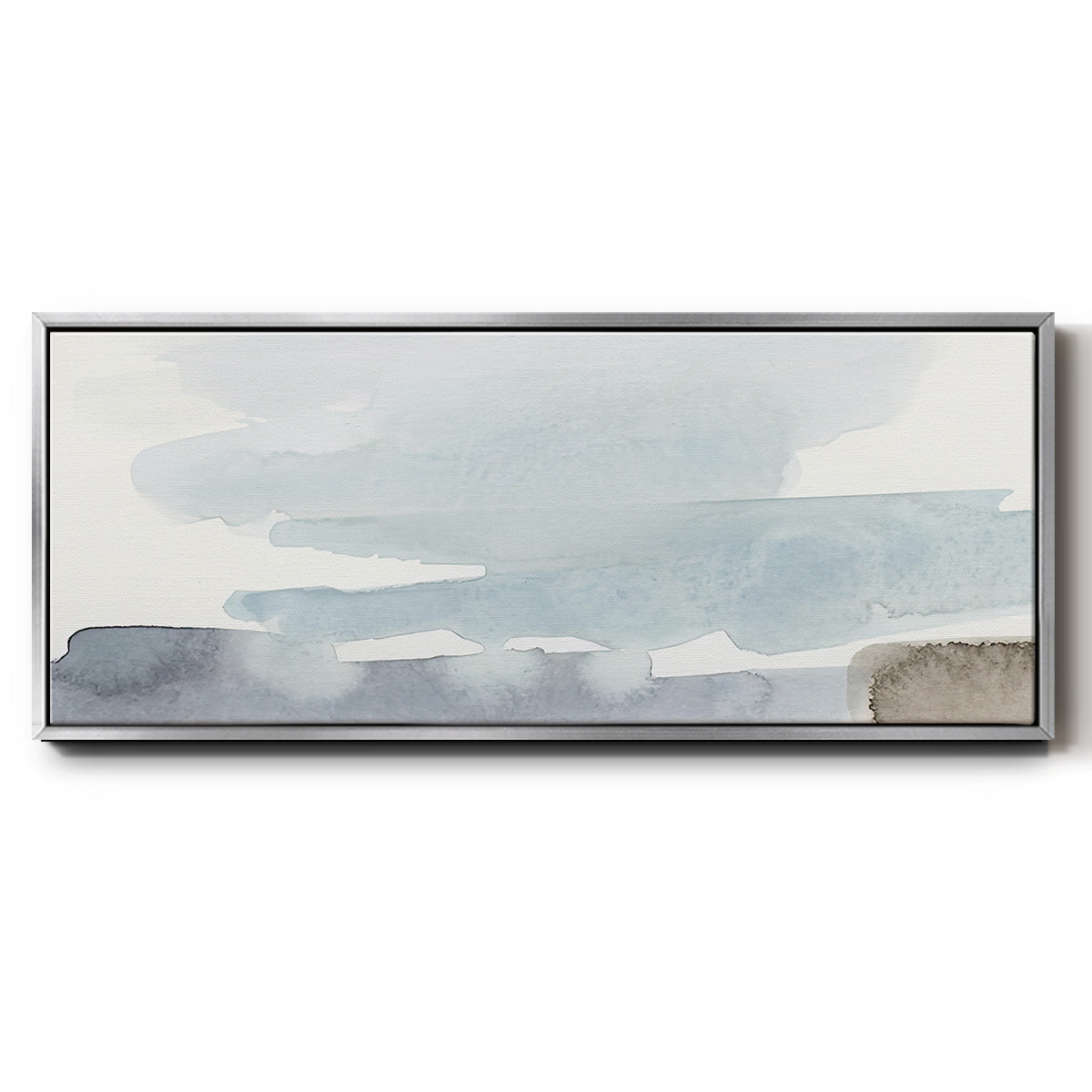 Coastal Tones I - Floater Framed Canvas Print