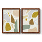 Pastel Splotches I - Premium Framed Canvas 2 Piece Set - Ready to Hang