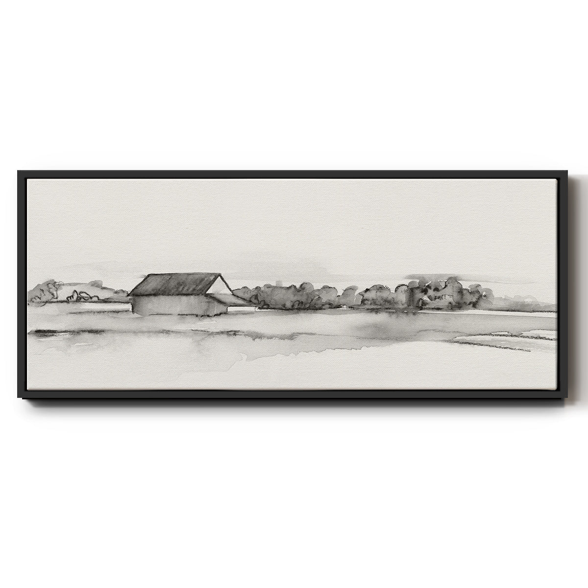 Wyeth Barn I - Floater Framed Canvas Print
