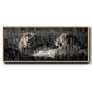Mara Lions - Floater Framed Canvas Print