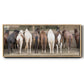 Haystack Happy - Floater Framed Canvas Print