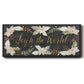 Gilded Christmas Collection D - Floater Framed Canvas Print