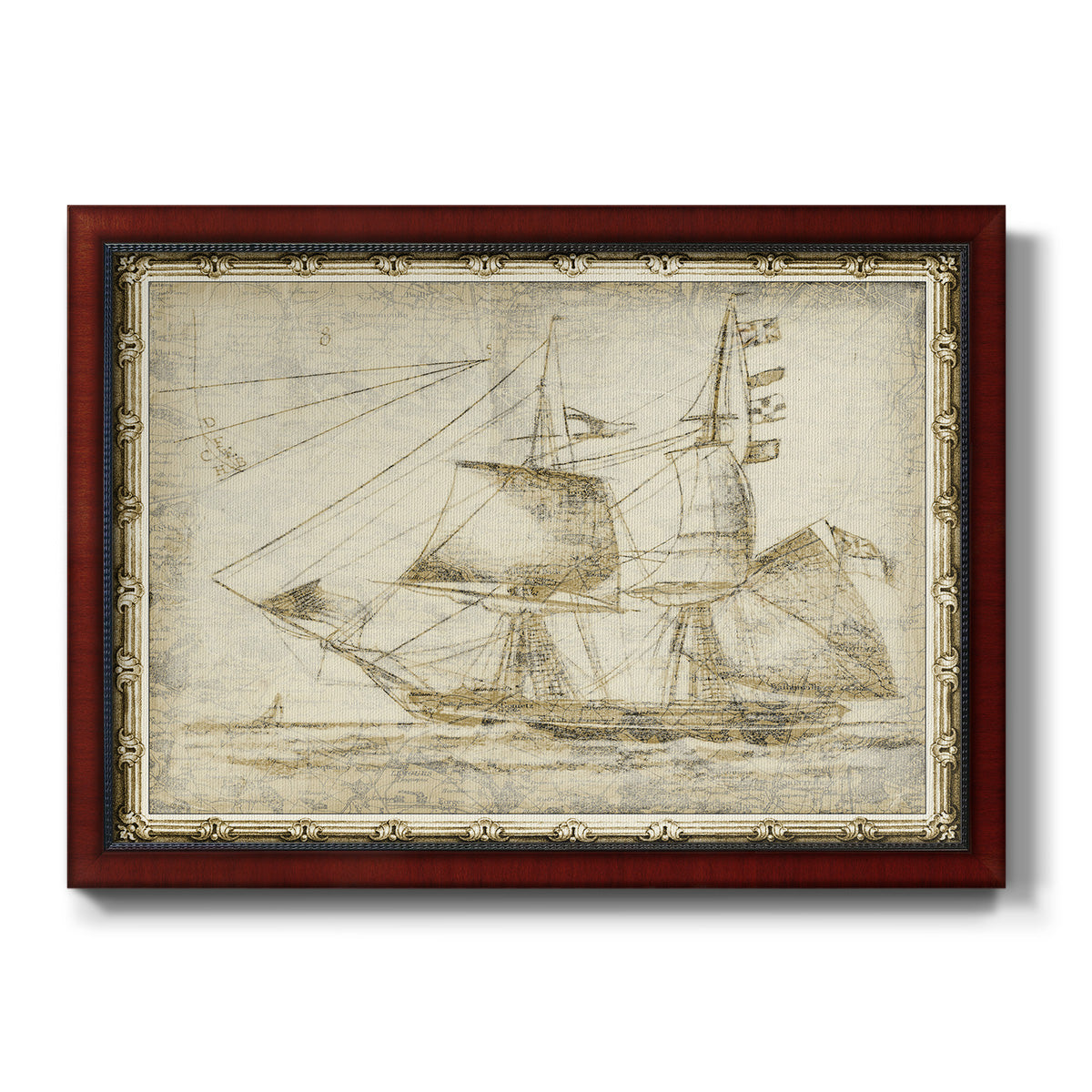 Ghost Ship II Premium Framed Canvas- Ready to Hang