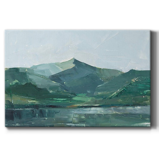 Green Grey Mountains I - Canvas Art Print