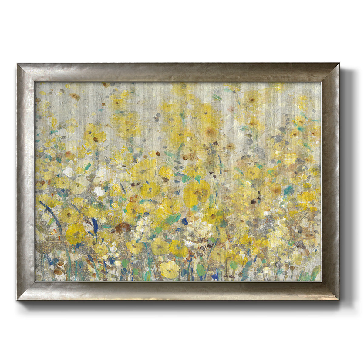 Cheerful Garden I Premium Framed Canvas- Ready to Hang