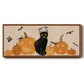 Pumpkin Patch Cats Collection D - Floater Framed Canvas Print