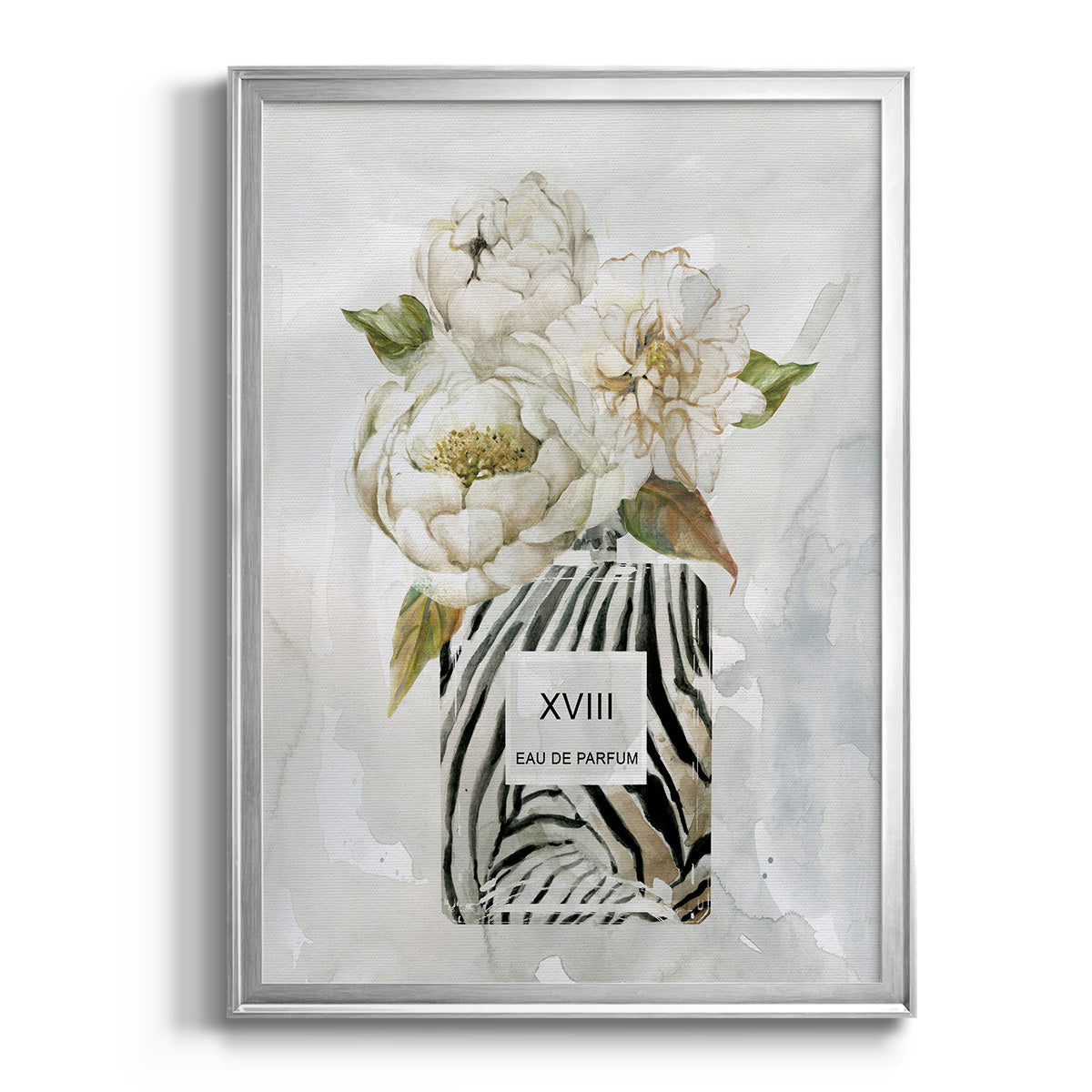 Feminine Wilds II - Modern Framed Canvas Print