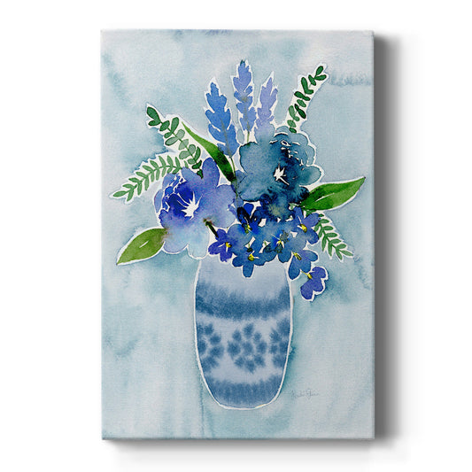 Blue Bouquet II - Canvas Art Print