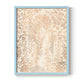 Walnut Damask IV - Restickable Framed Art Print