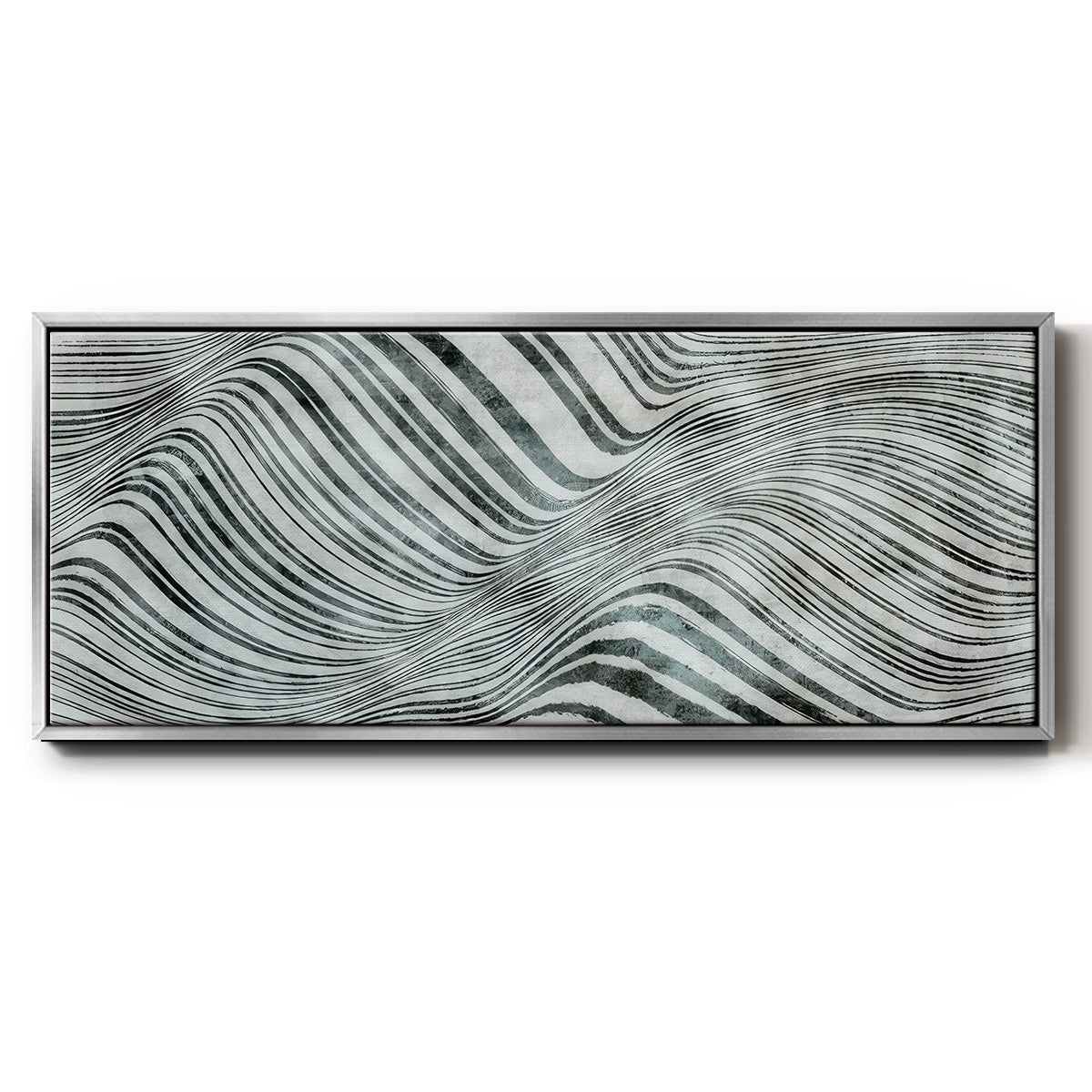 Forme de la mer  - Floater Framed Canvas Print